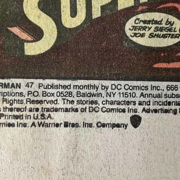 3 Vintage Superman Comics & 1 Grafic Novel - Picture 16 of 16